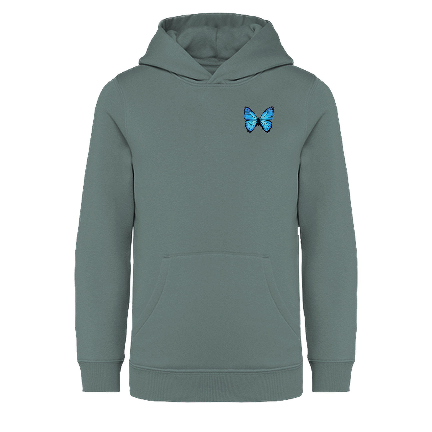 Hochmoor-Bläuling Bio Kinder Unisex Hoodie