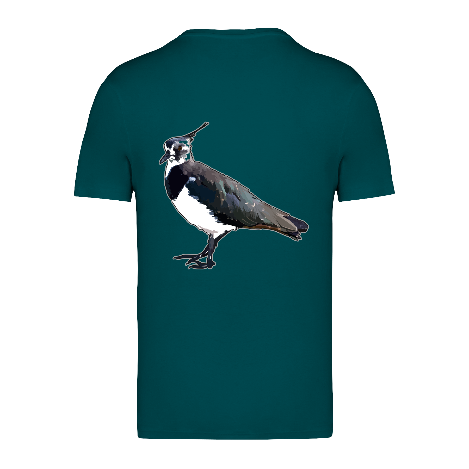 Kiebitz Bio Männer T-Shirt Backprint