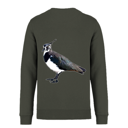 Kiebitz Bio Männer Sweatshirt Backprint