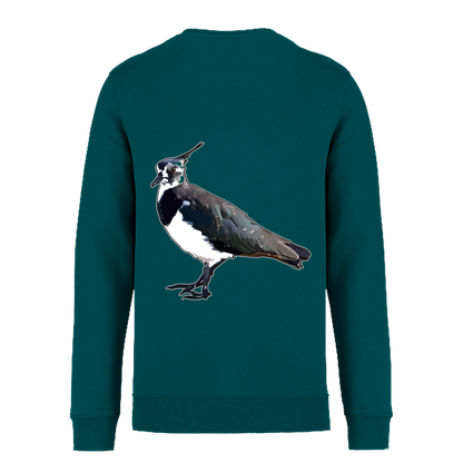 Kiebitz Bio Männer Sweatshirt Backprint