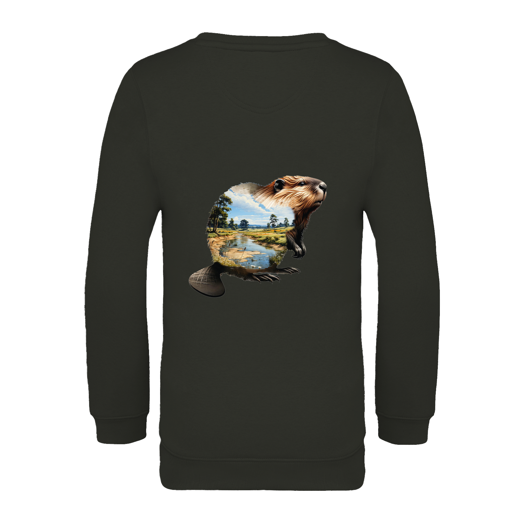 Biber Bio Kinder Unisex Sweatshirt Backprint