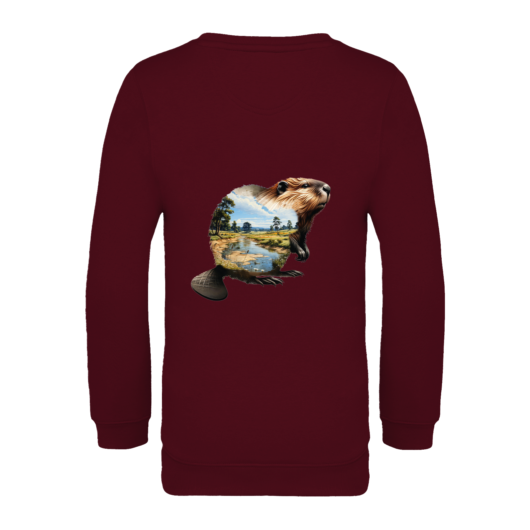 Biber Bio Kinder Unisex Sweatshirt Backprint