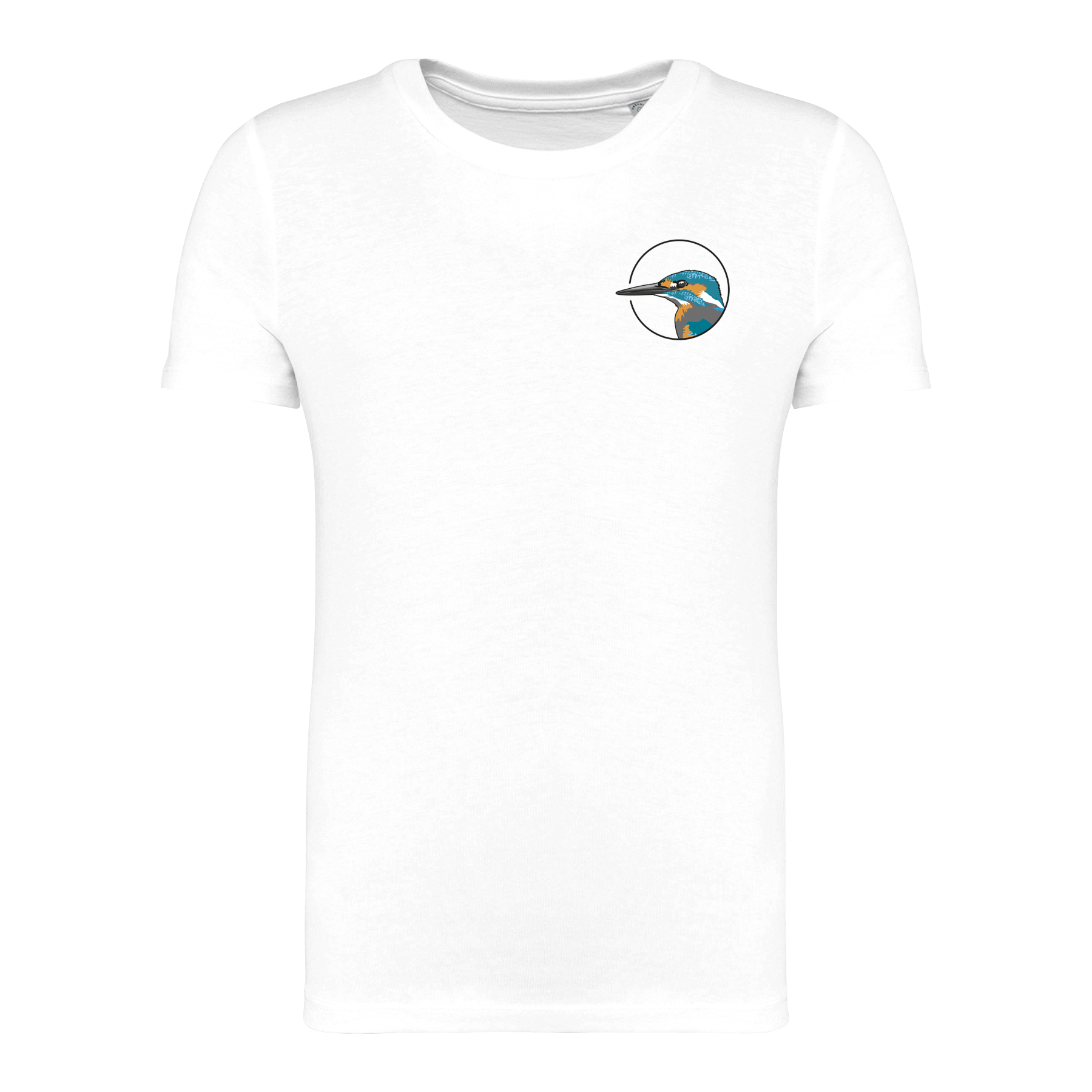 Eisvogel Bio Kinder Unisex T-Shirt Backprint
