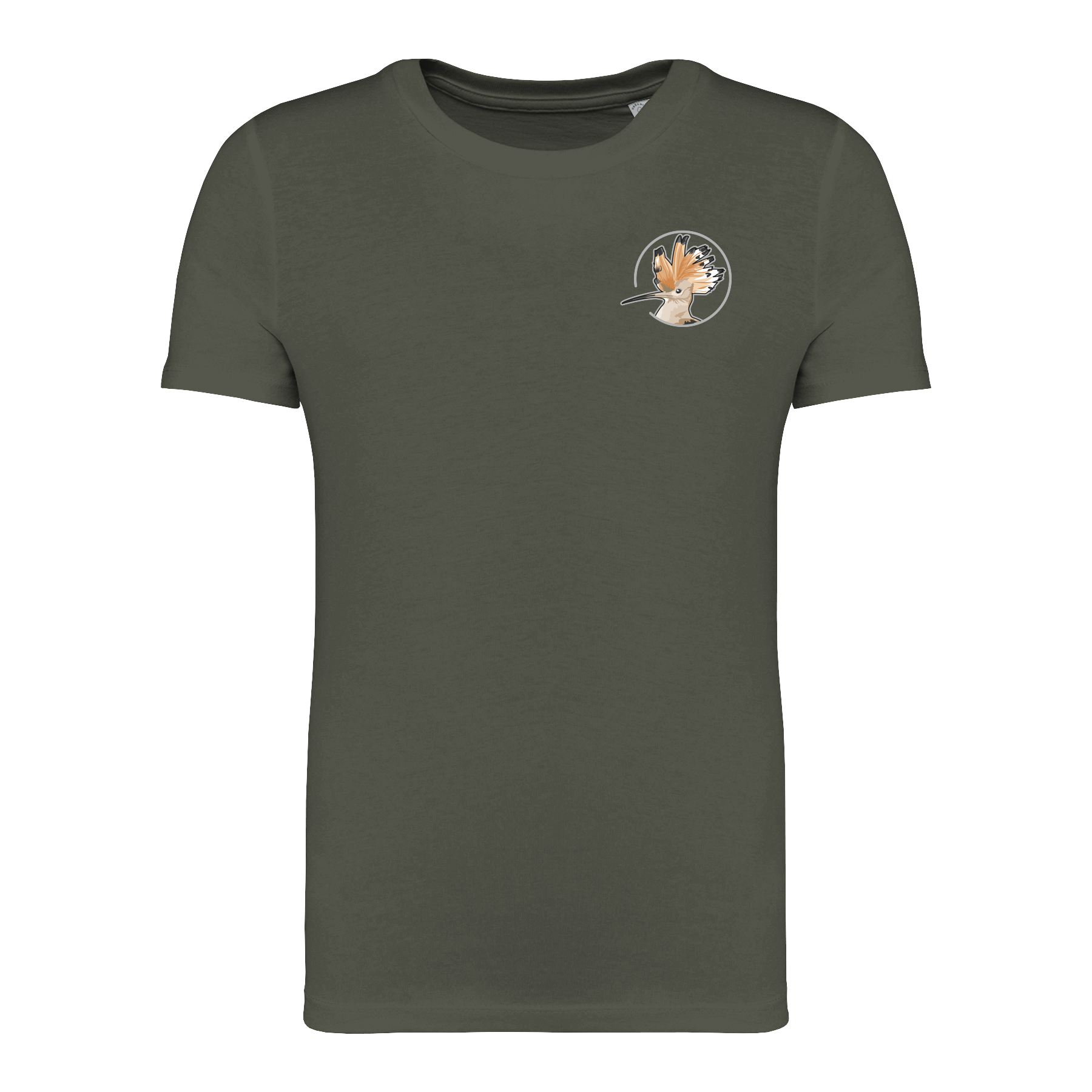 Wiedehopf Bio Kinder Unisex T-Shirt Backprint