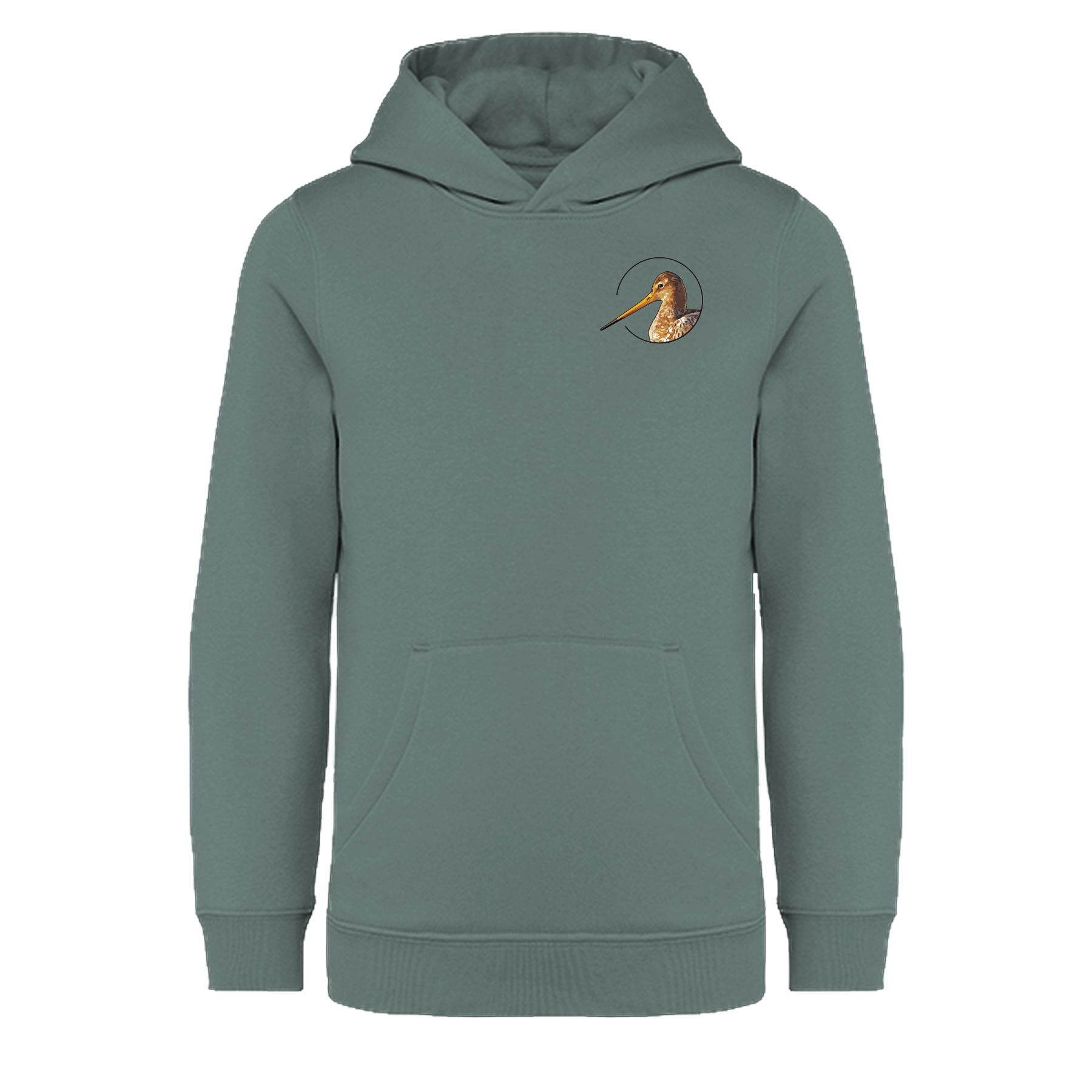 Uferschnepfe Bio Kinder Unisex Hoodie