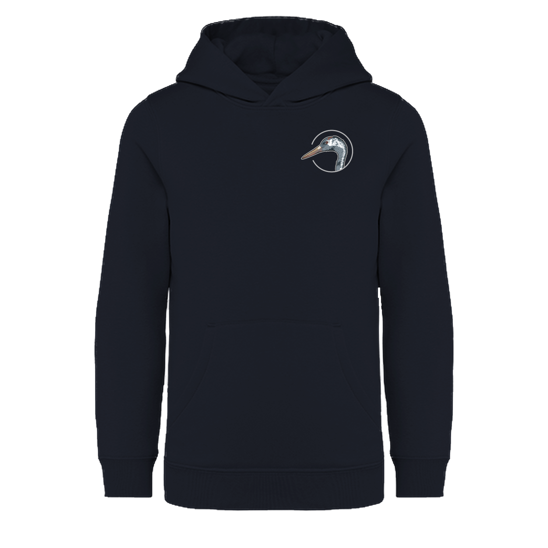 Kranich Bio Kinder Unisex Hoodie