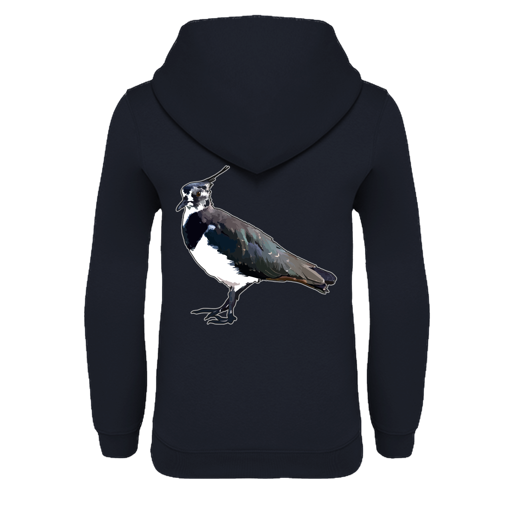 Kiebitz Bio Kinder Unisex Hoodie Backprint