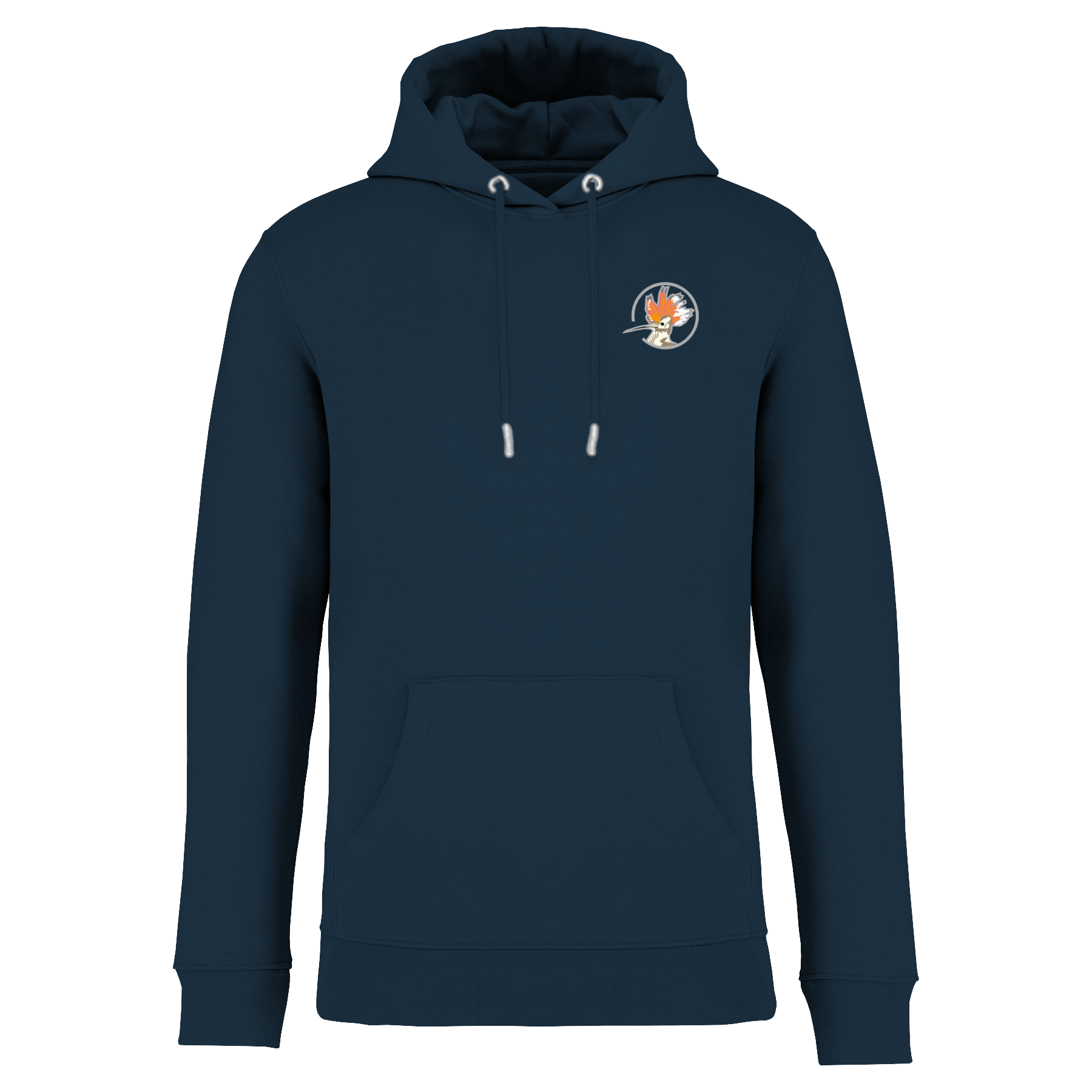 Wiedehopf Bio Unisex Hoodie Stick