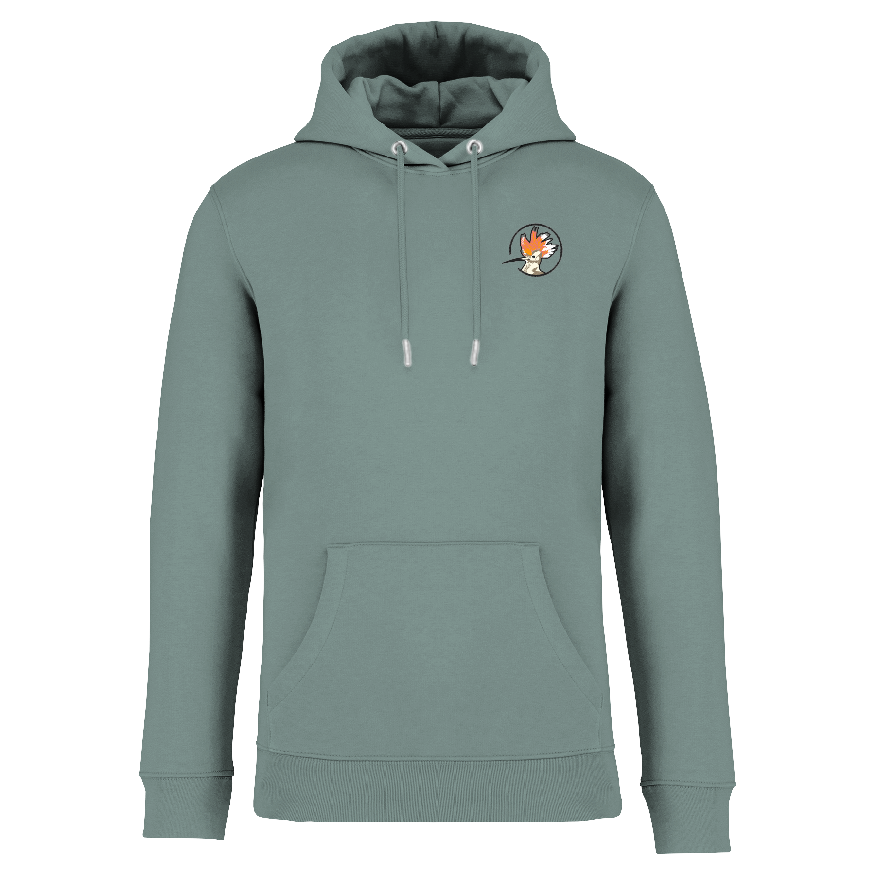 Wiedehopf Bio Unisex Hoodie Stick