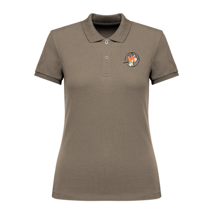 Wiedehopf Bio Frauen Poloshirt Stick