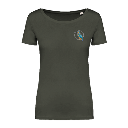 Eisvogel ganz Bio Frauen T-Shirt