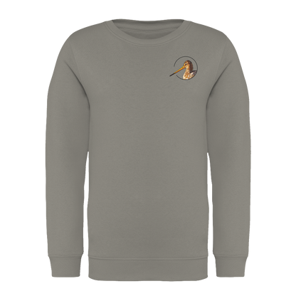 Uferschnepfe Bio Kinder Unisex Sweatshirt