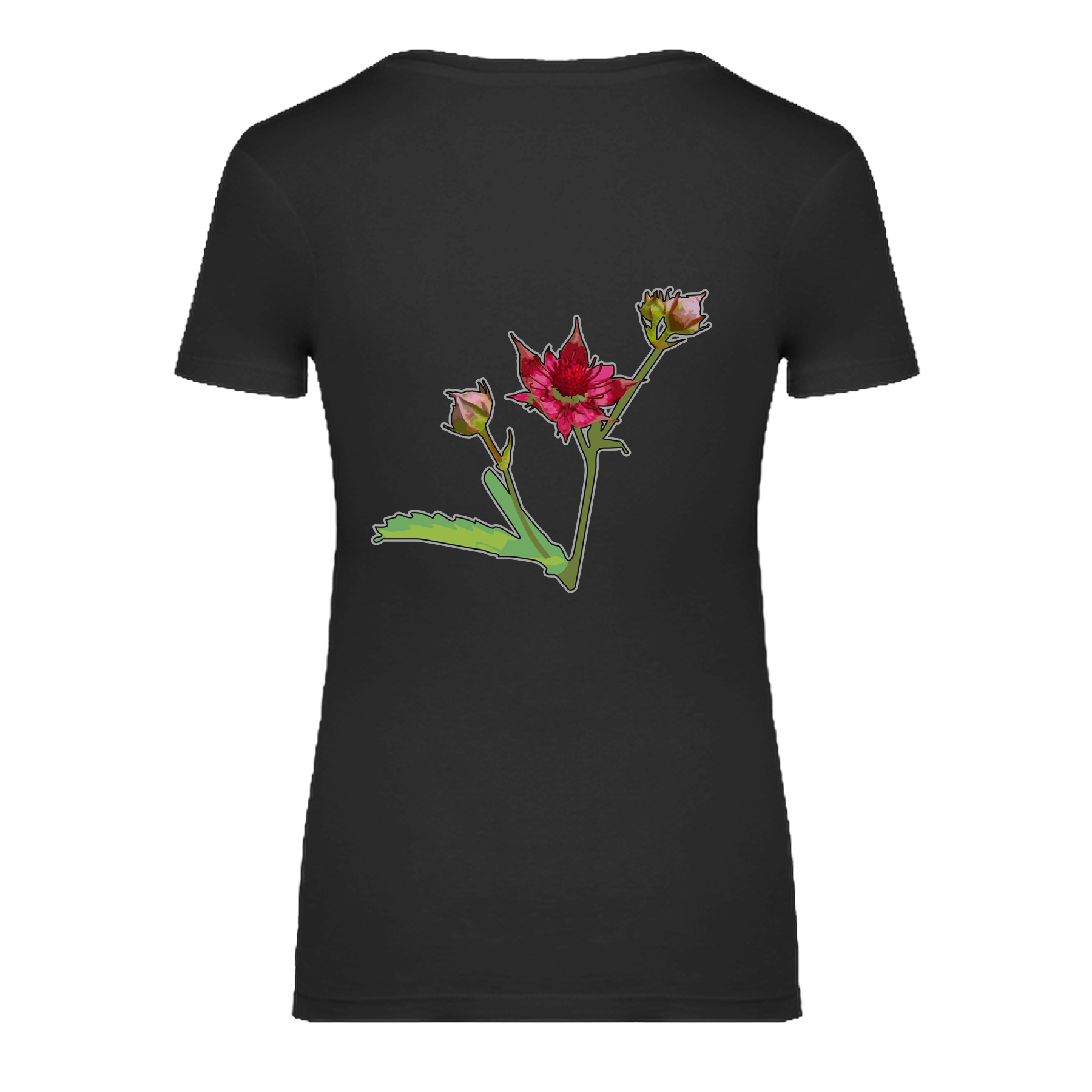 Sumpf-Blutauge Bio Frauen T-Shirt Backprint