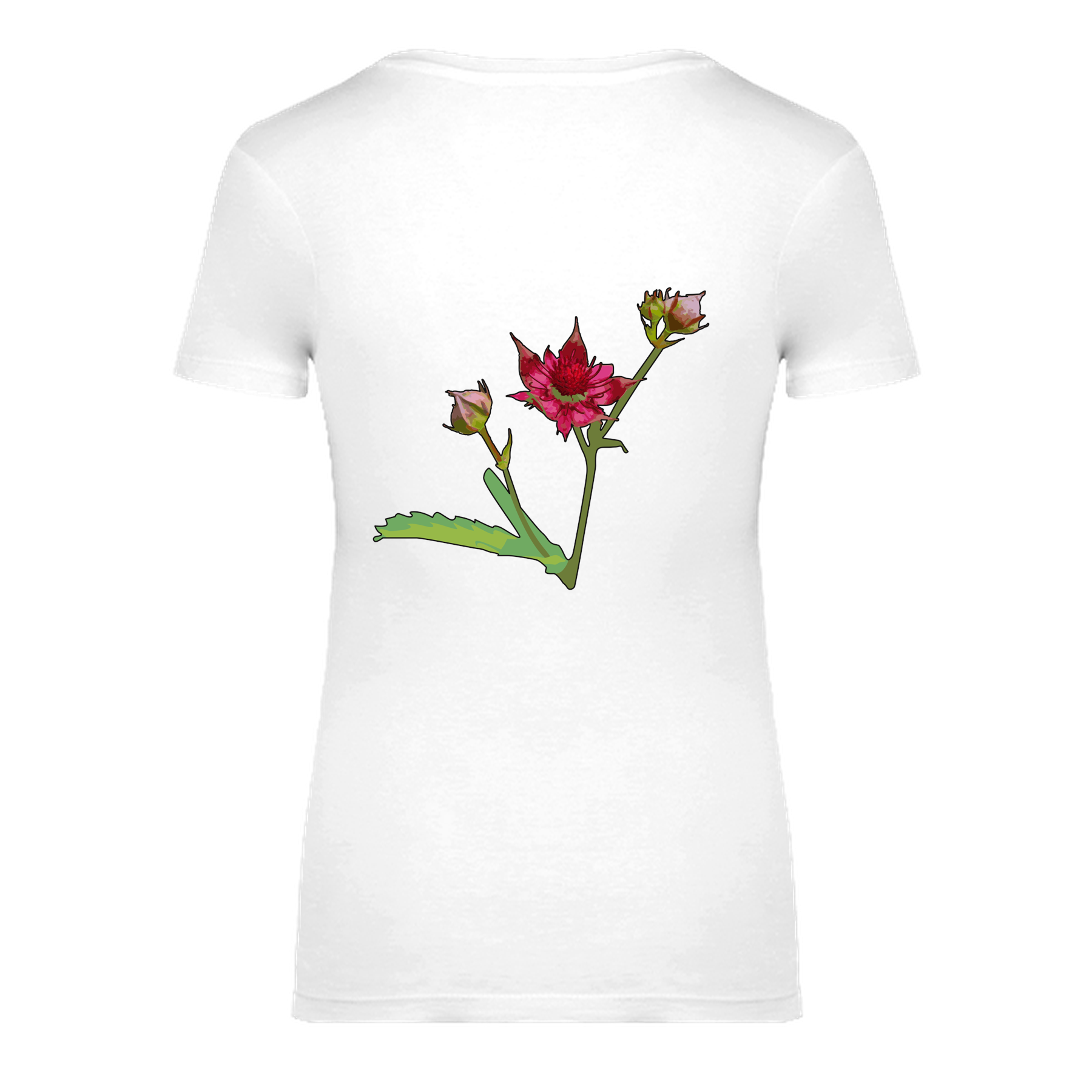 Sumpf-Blutauge Bio Frauen T-Shirt Backprint