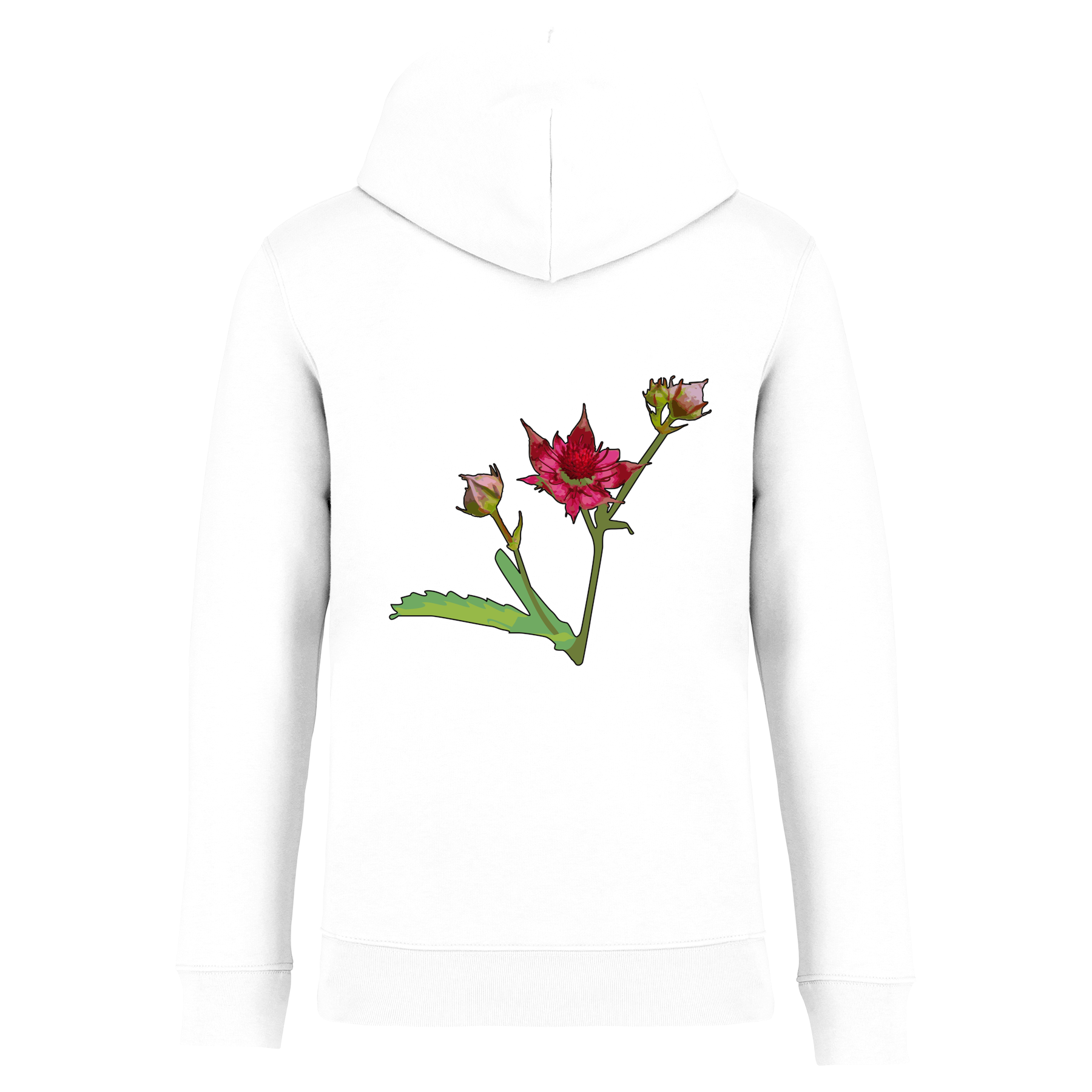 Sumpf-Blutauge Bio Unisex Hoodie Backprint