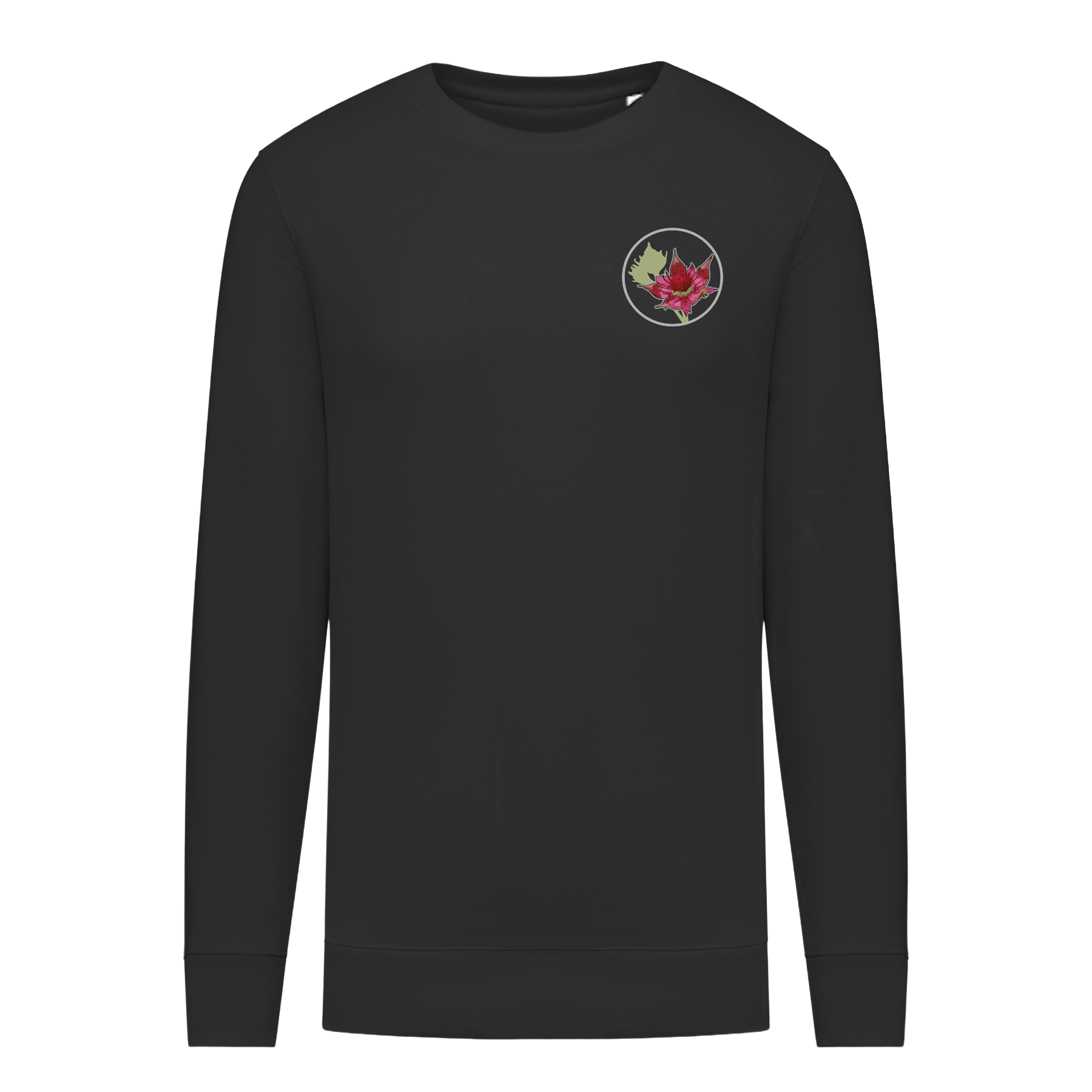 Sumpf-Blutauge Bio Unisex Sweatshirt Backprint