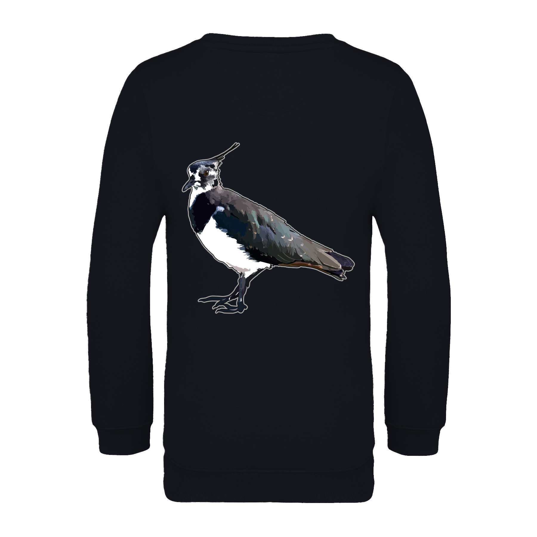 Kiebitz Bio Kinder Unisex Sweatshirt Backprint