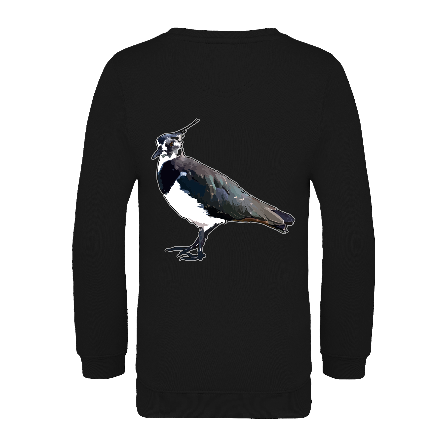 Kiebitz Bio Kinder Unisex Sweatshirt Backprint