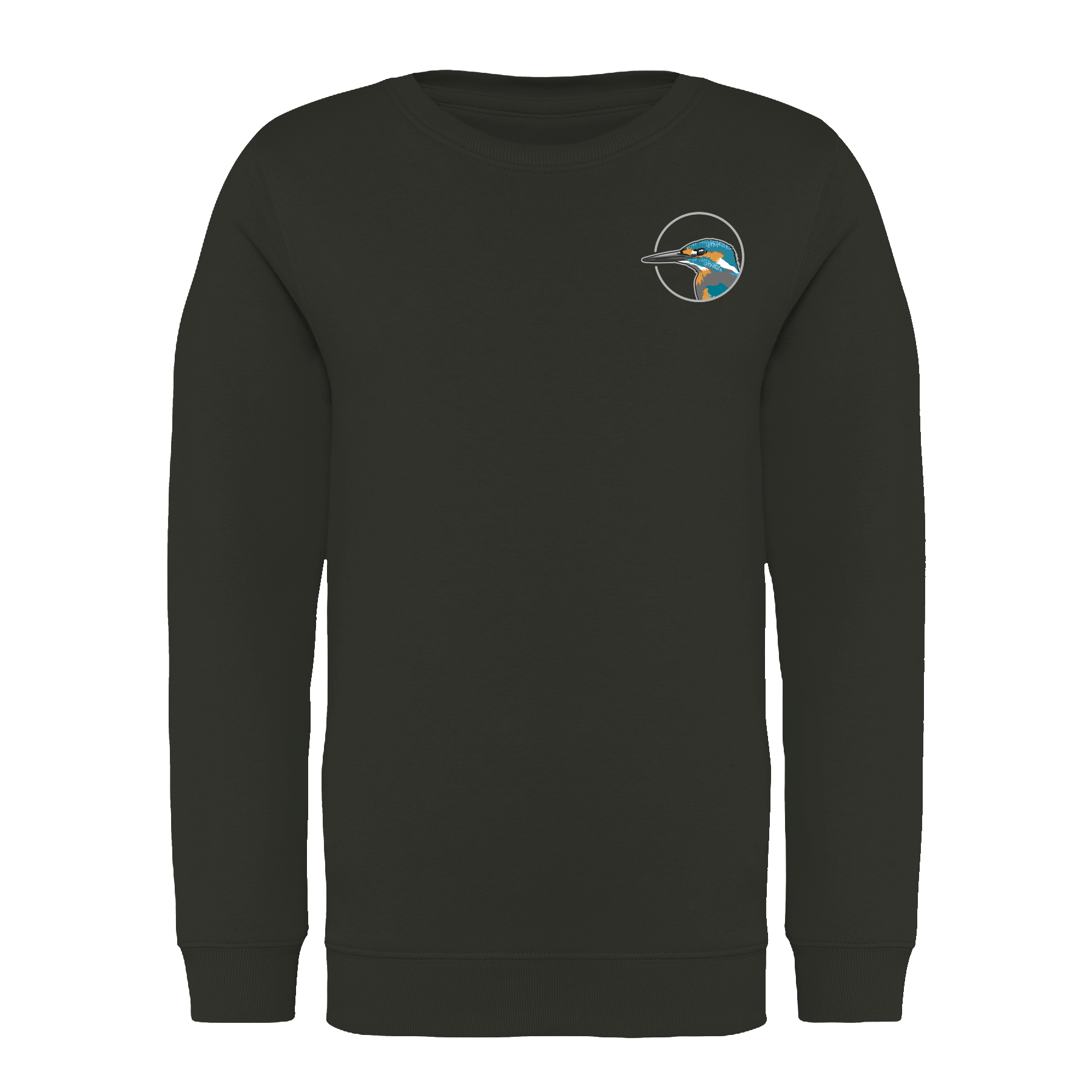 Eisvogel Bio Kinder Unisex Sweatshirt Backprint