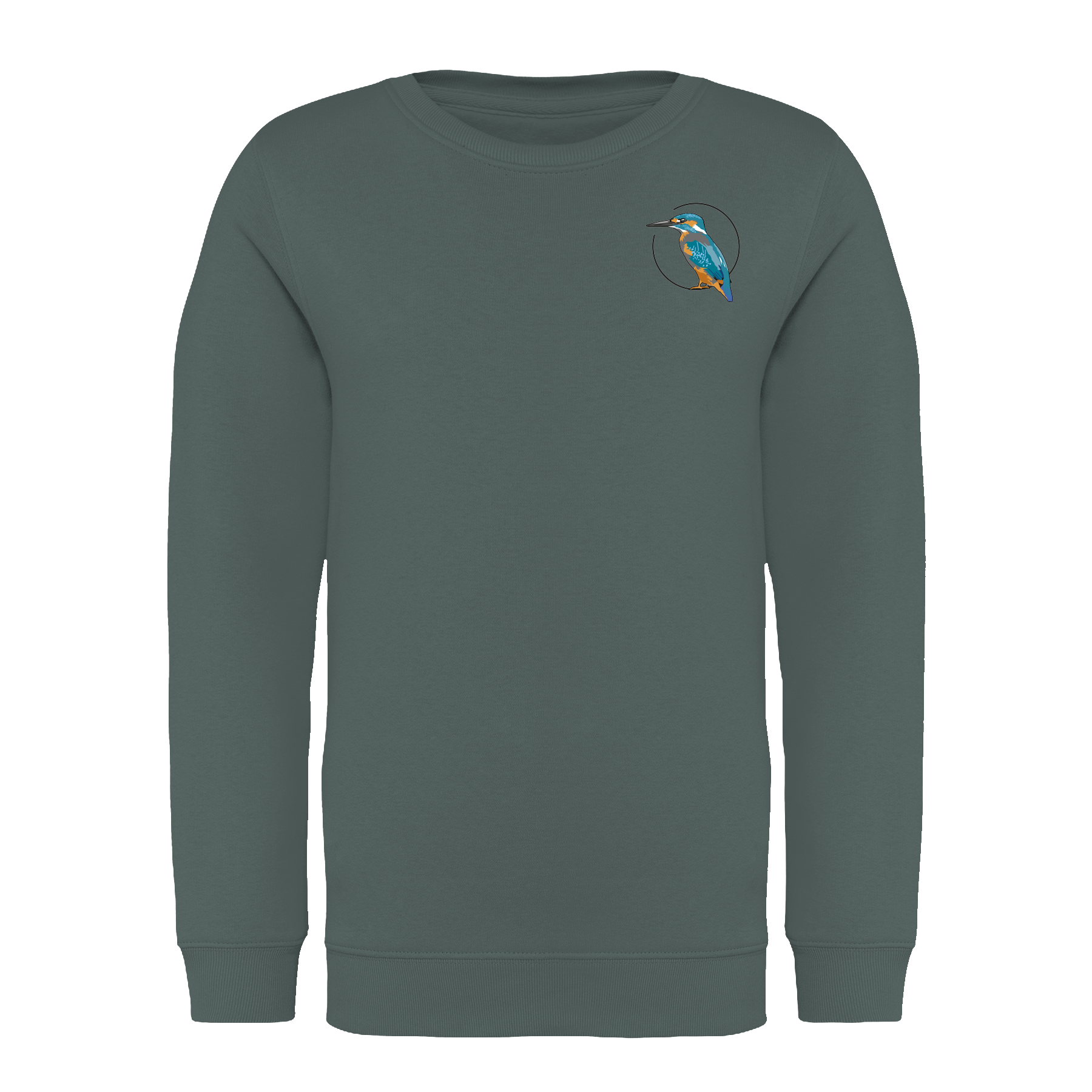 Eisvogel ganz Bio Kinder Unisex Sweatshirt