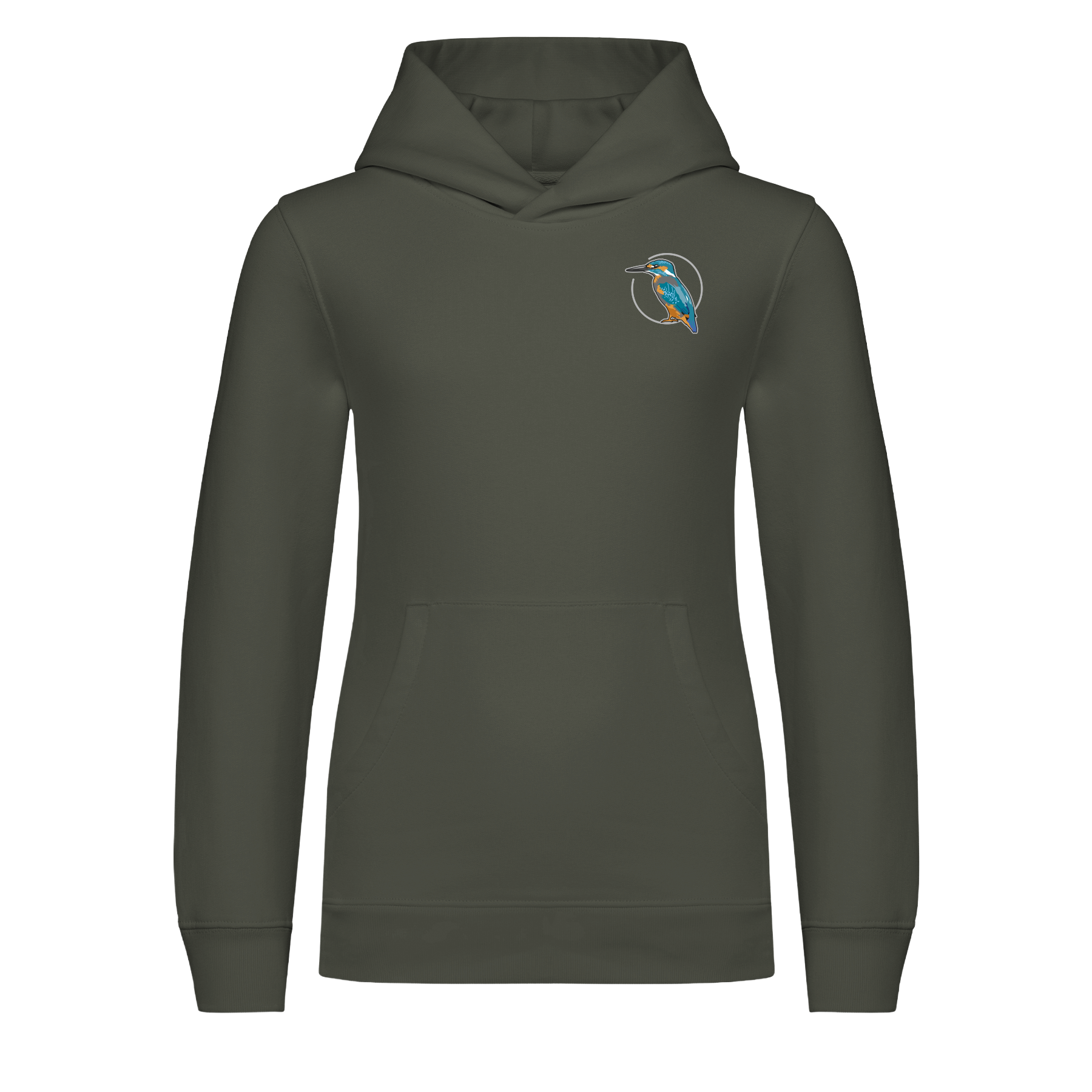 Eisvogel ganz Bio Kinder Unisex Hoodie