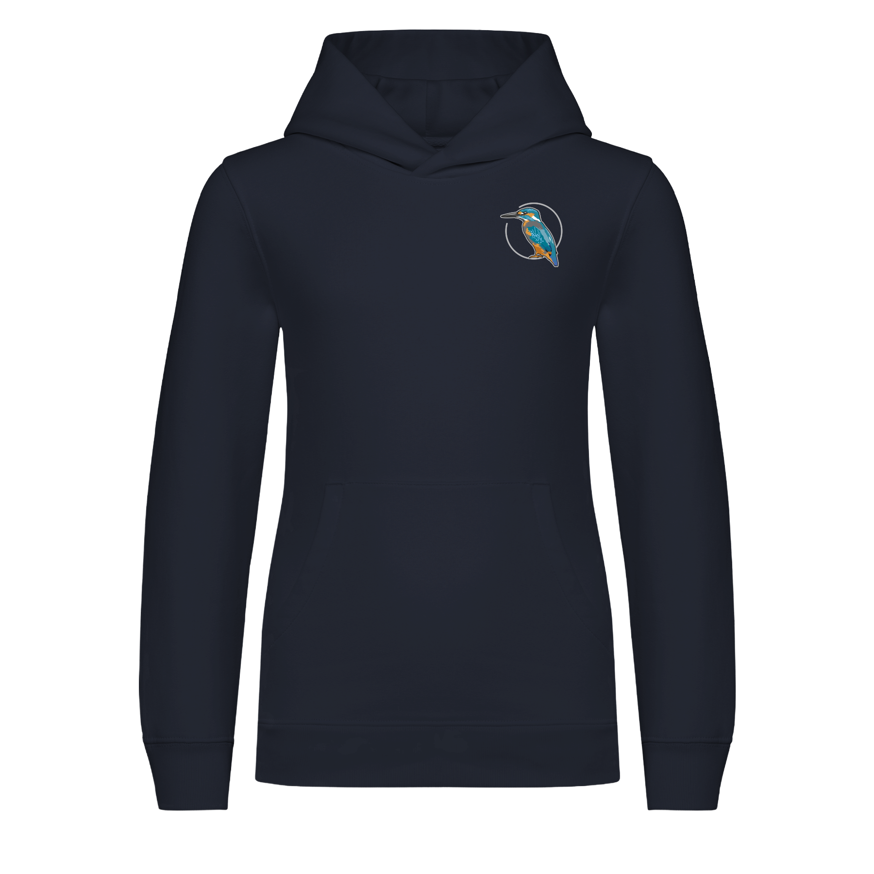 Eisvogel ganz Bio Kinder Unisex Hoodie