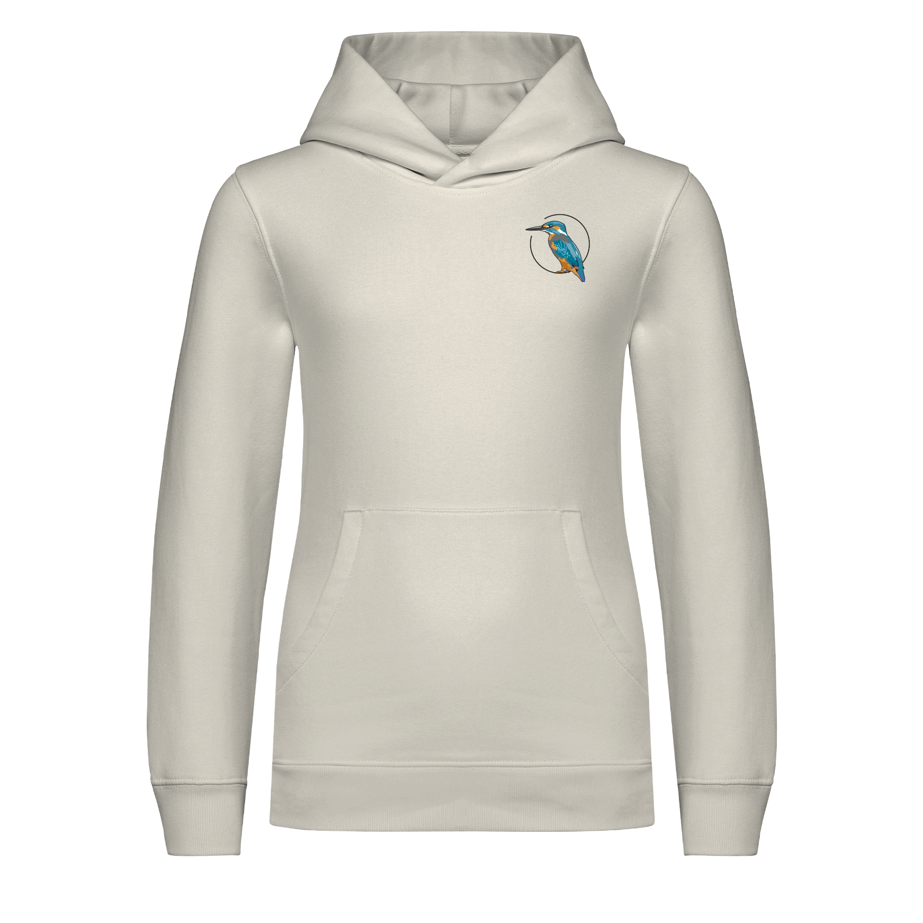 Eisvogel ganz Bio Kinder Unisex Hoodie