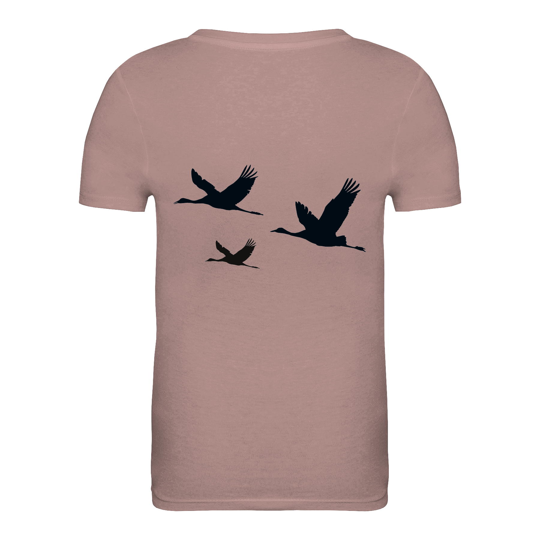 Kranich Bio Kinder Unisex T-Shirt Backprint