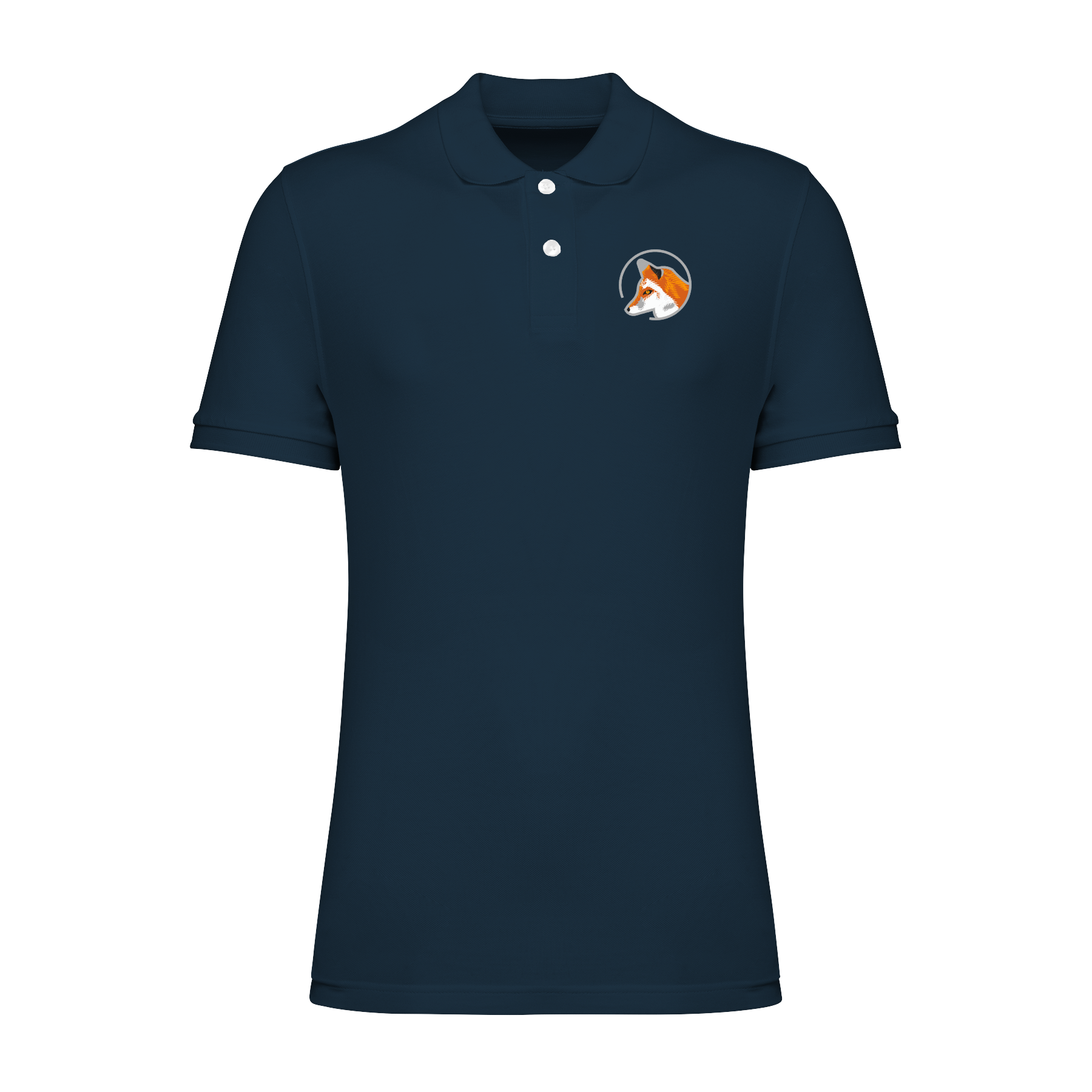 Fuchs Bio Männer Poloshirt Stick