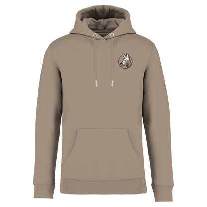 Reh Bio Männer Hoodie Stick