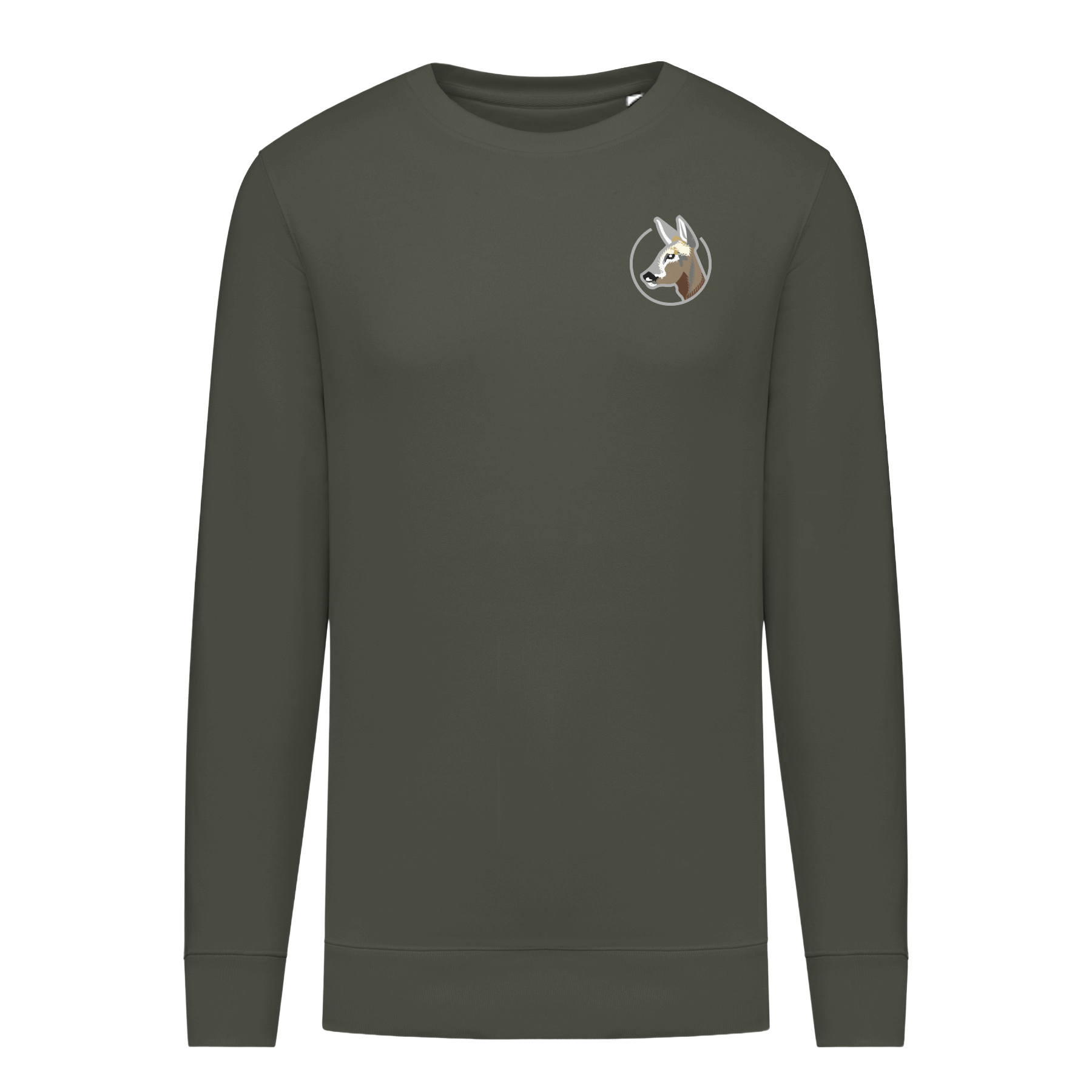 Reh Bio Männer Sweatshirt Stick