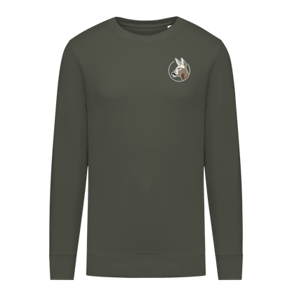 Reh Bio Männer Sweatshirt Stick