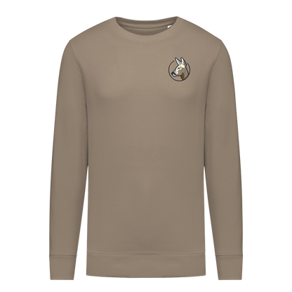 Reh Bio Männer Sweatshirt Stick