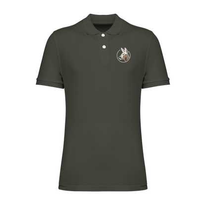 Reh Bio Männer Poloshirt Stick