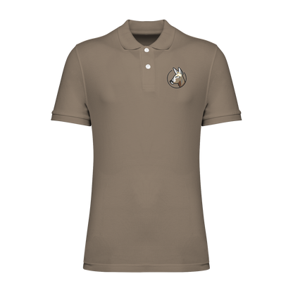 Reh Bio Männer Poloshirt Stick