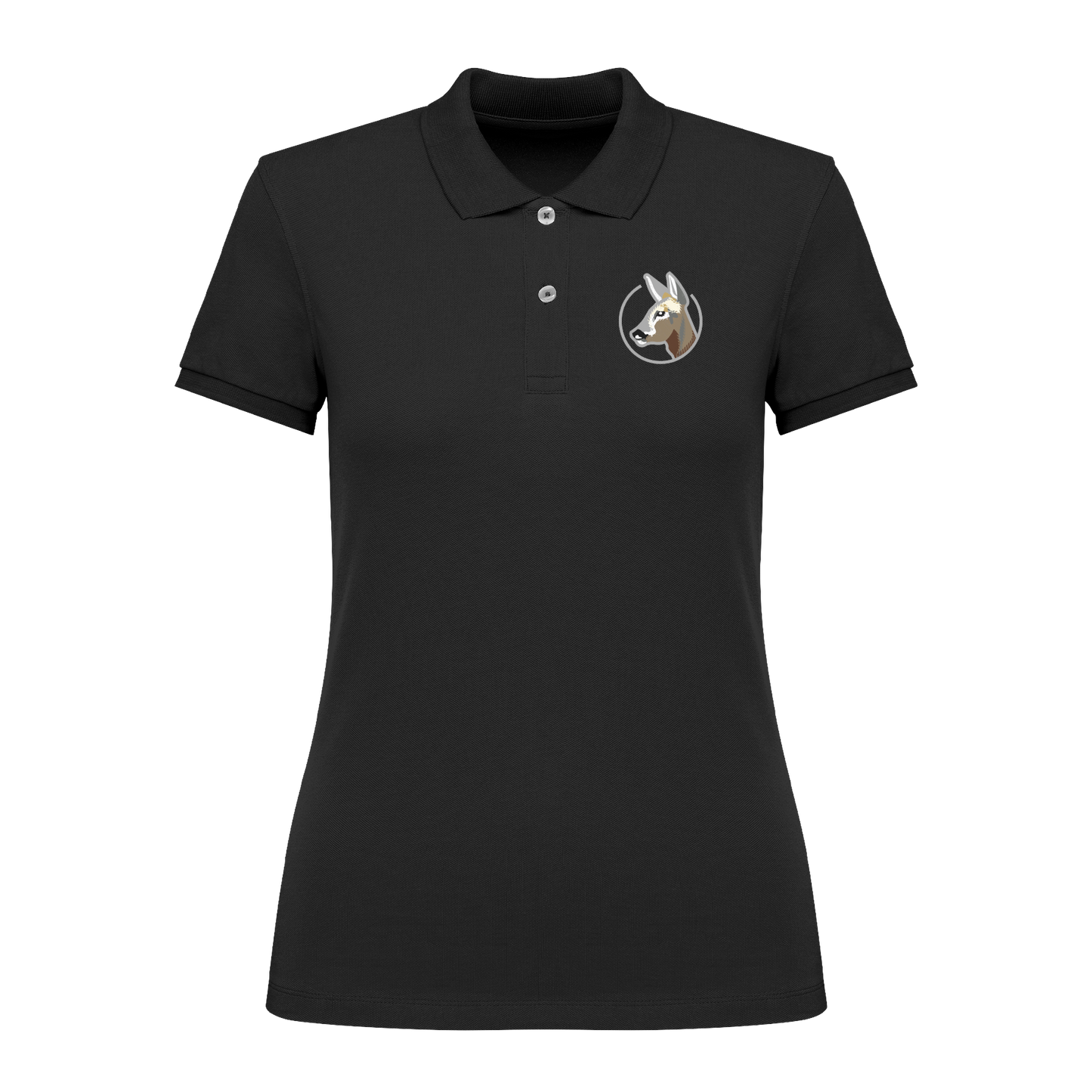 Reh Bio Frauen Poloshirt Stick