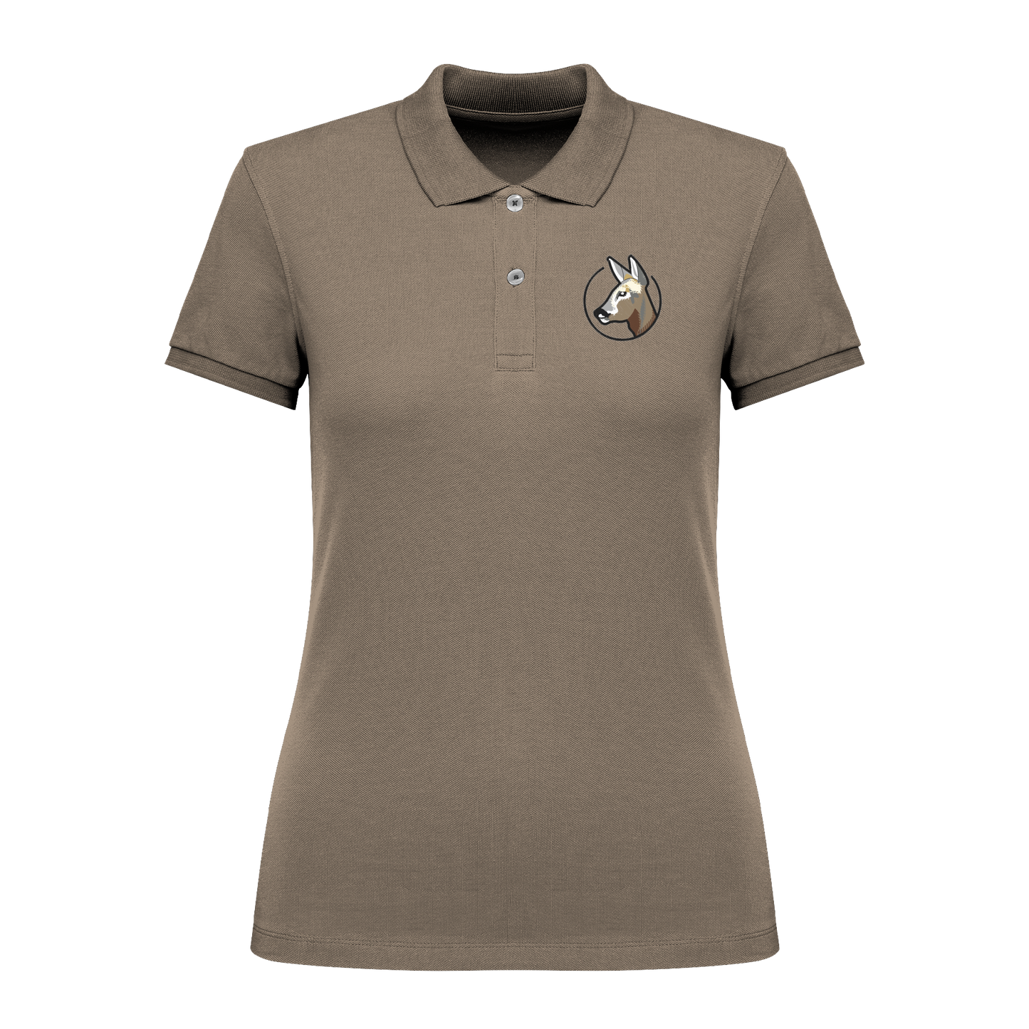 Reh Bio Frauen Poloshirt Stick