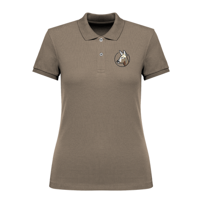Reh Bio Frauen Poloshirt Stick