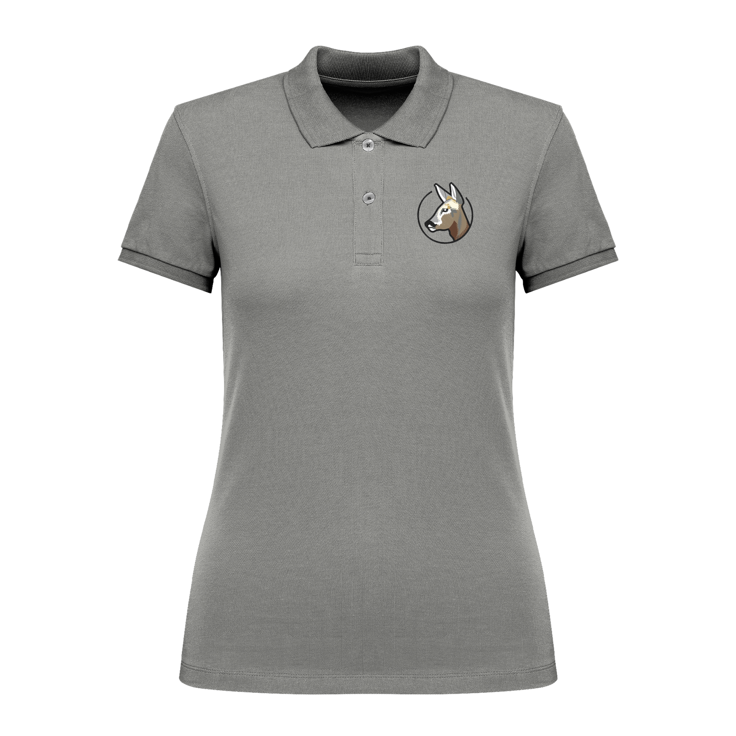 Reh Bio Frauen Poloshirt Stick