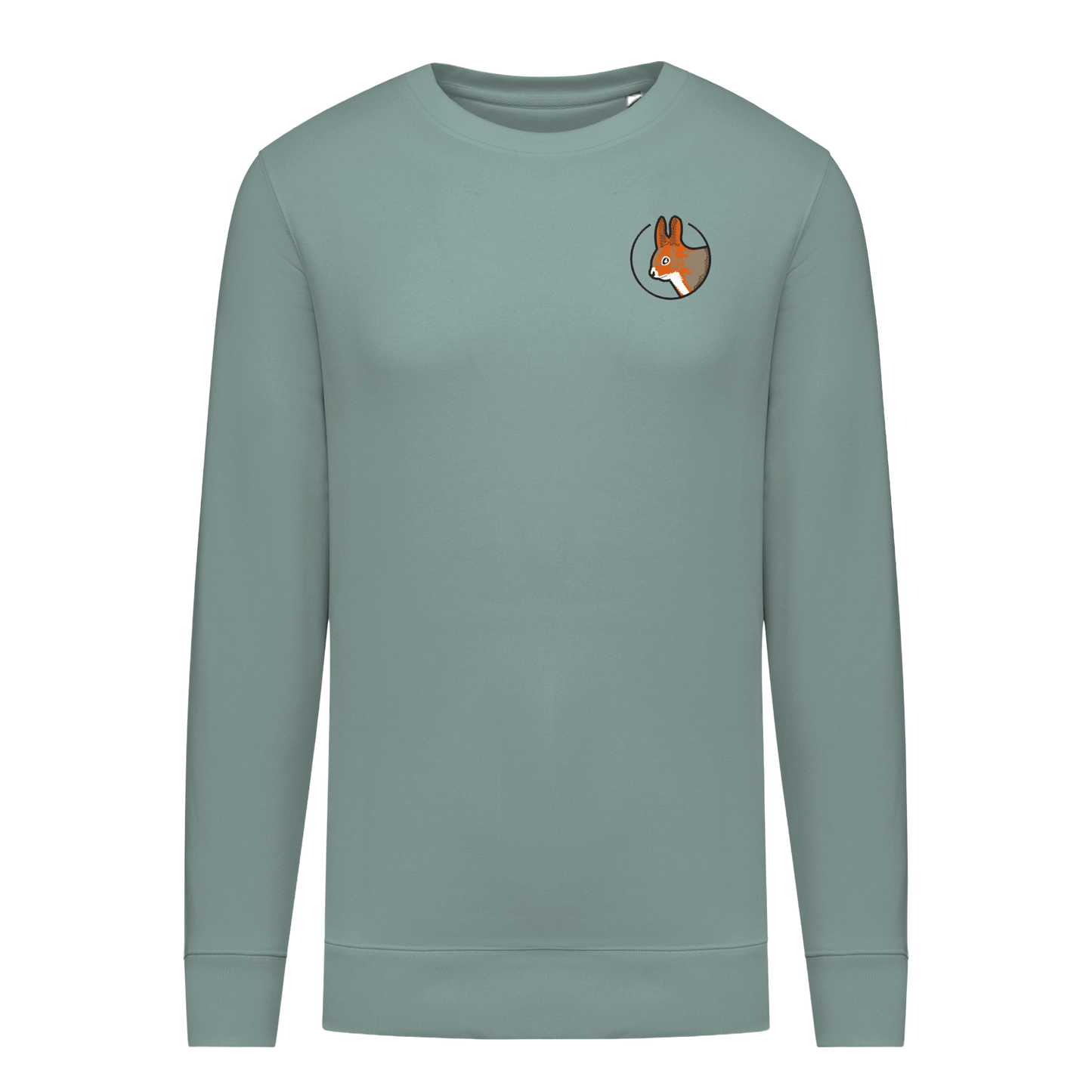 Eichhörnchen Bio Unisex Sweatshirt Stick