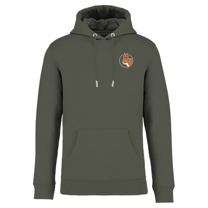 Eichhörnchen Bio Männer Hoodie Stick