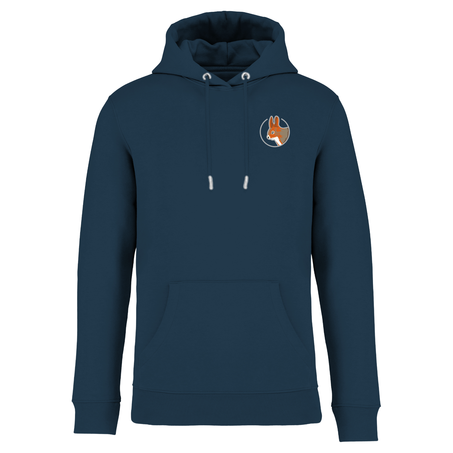 Eichhörnchen Bio Männer Hoodie Stick