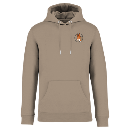 Eichhörnchen Bio Männer Hoodie Stick
