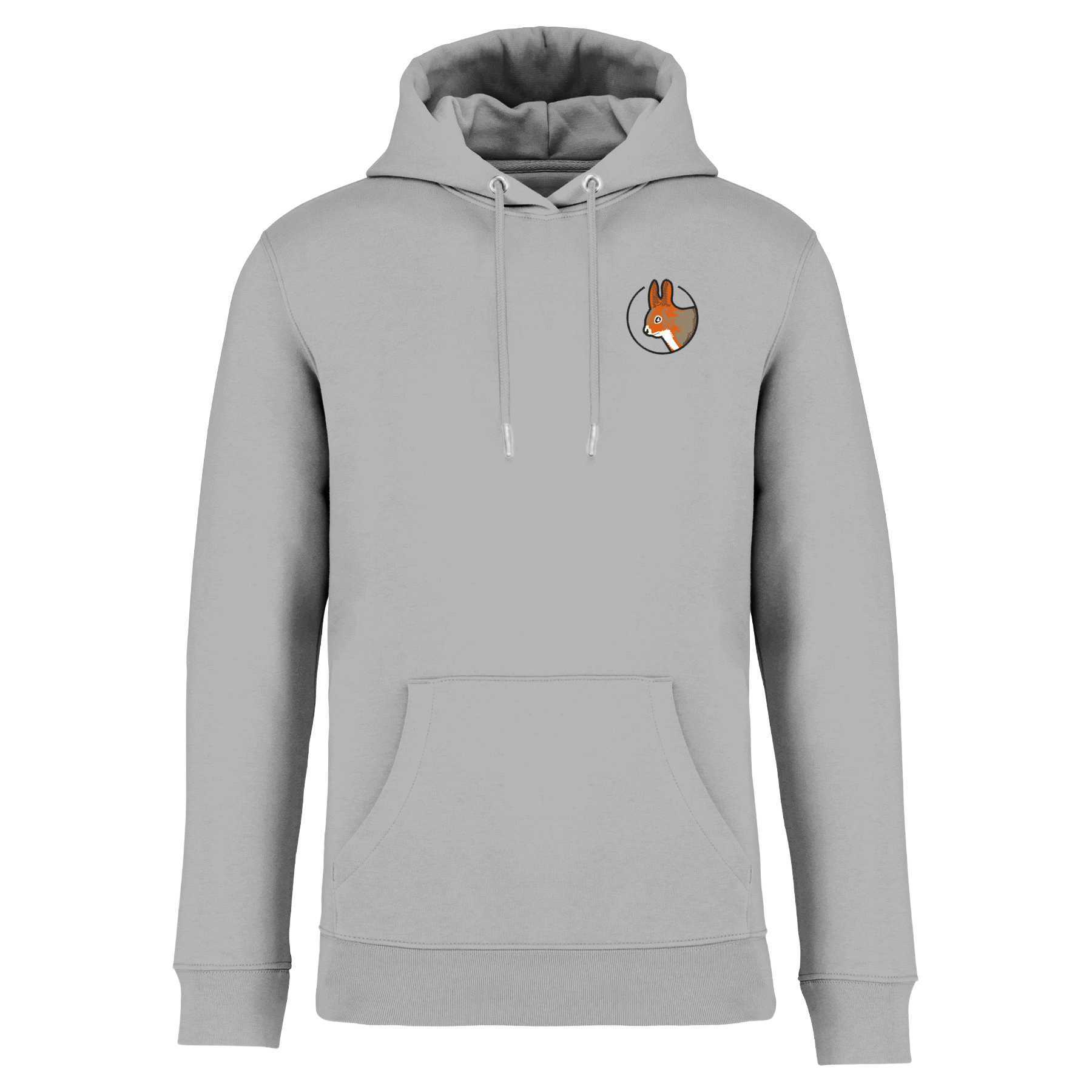 Eichhörnchen Bio Männer Hoodie Stick