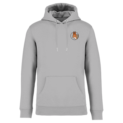 Eichhörnchen Bio Männer Hoodie Stick