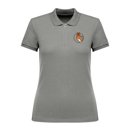 Eichhörnchen Bio Frauen Poloshirt Stick
