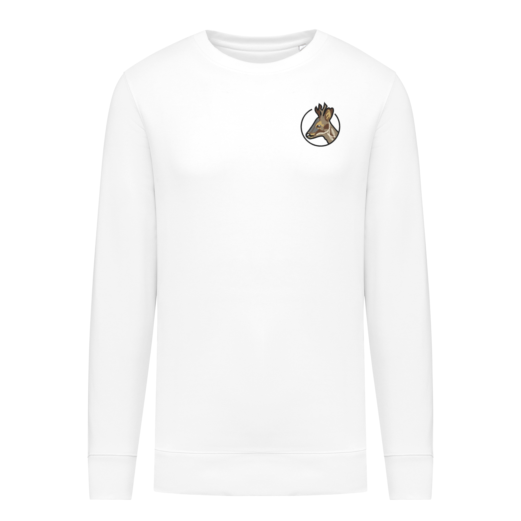 Rehbock Bio Männer Sweatshirt Stick