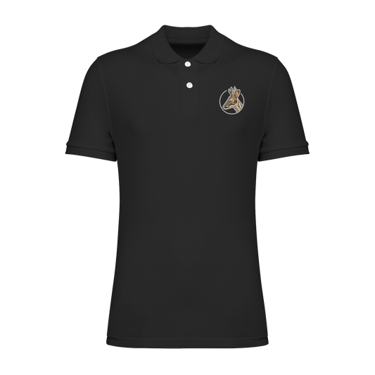 Rehbock Bio Männer Poloshirt Stick