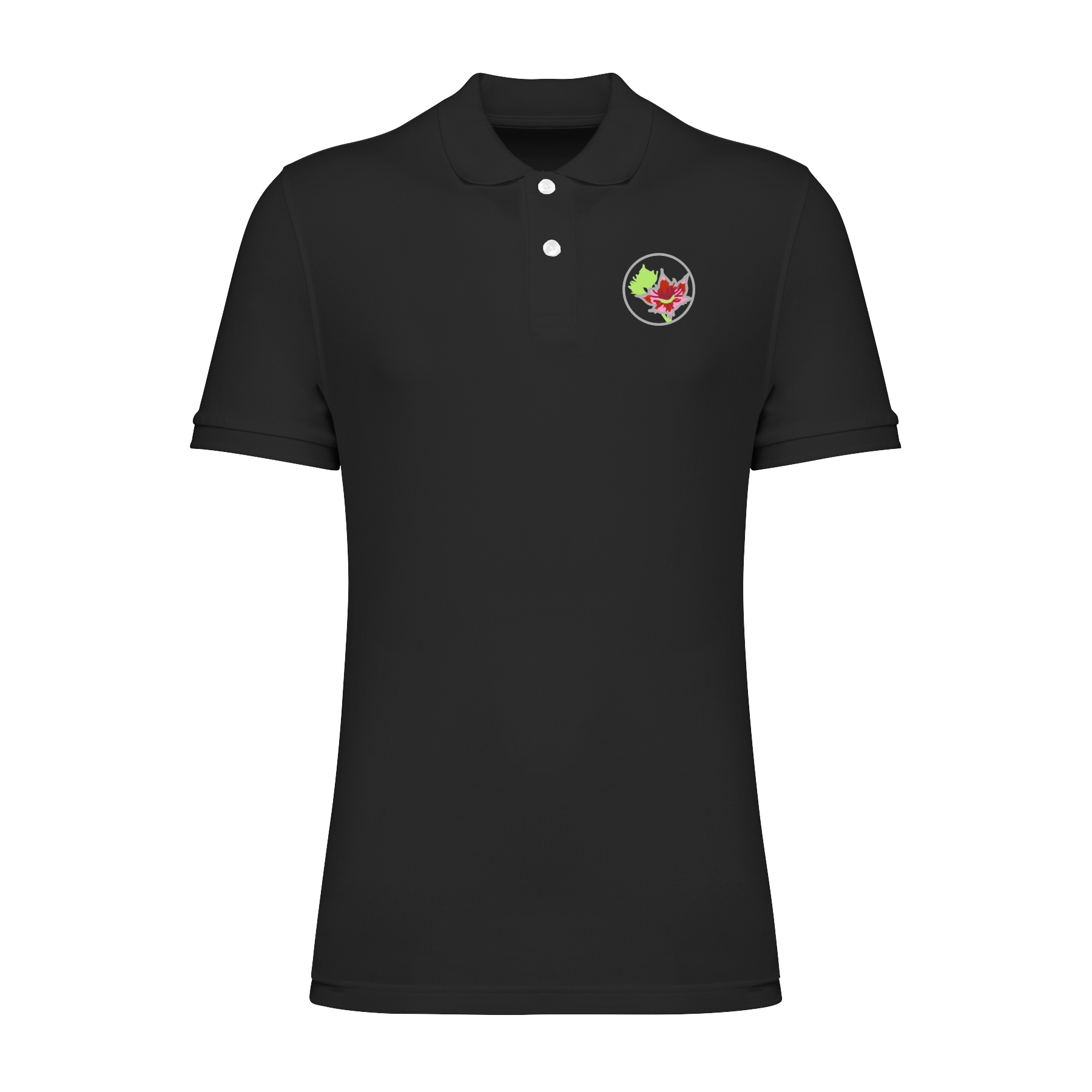 Sumpf-Blutauge Bio Männer Poloshirt Stick