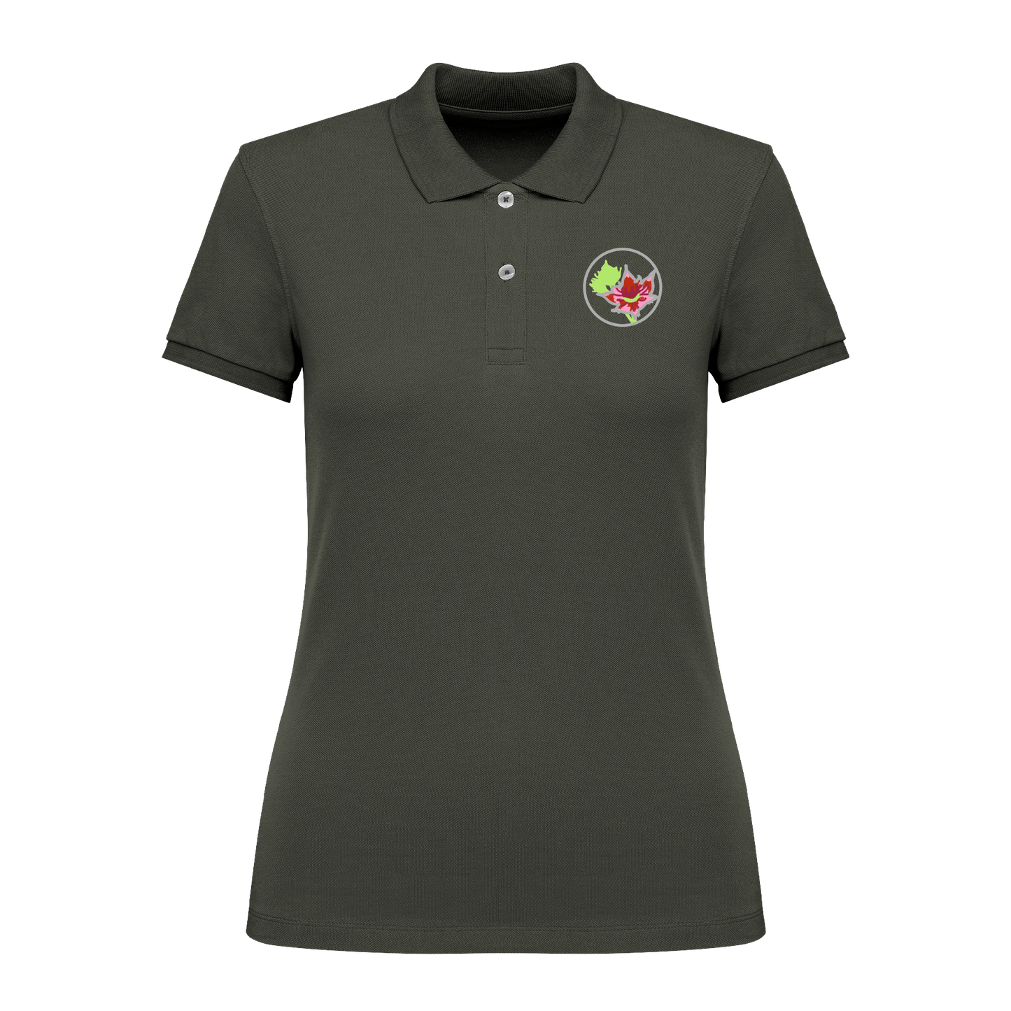 Sumpf-Blutauge Bio Frauen Poloshirt Stick